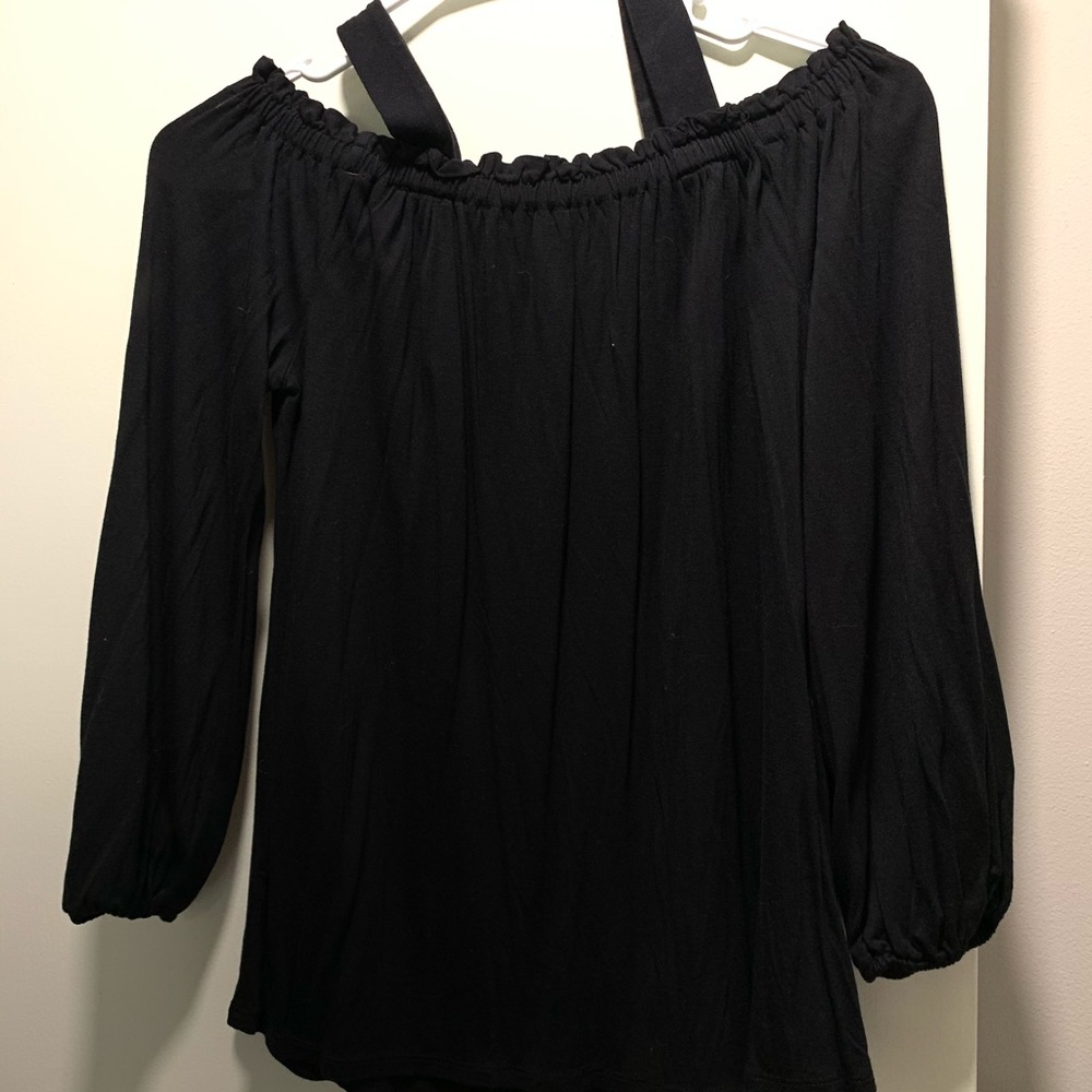 Open shoulder blouse